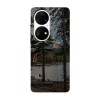 Husa compatibila cu Huawei Nova Y70 model Desolated forest lake, Silicon, TPU, Viceversa, Transparent, Carcasa