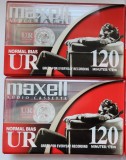 Lot 2 Casete Maxell UR120 TYPE I Normal Bias Sigilate