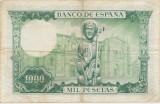 SPANIA 1000 PESETAS 1965 F