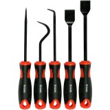 Yato YT-08422 - Set carlige si raclete pentru extras garnituri 5 bucati
