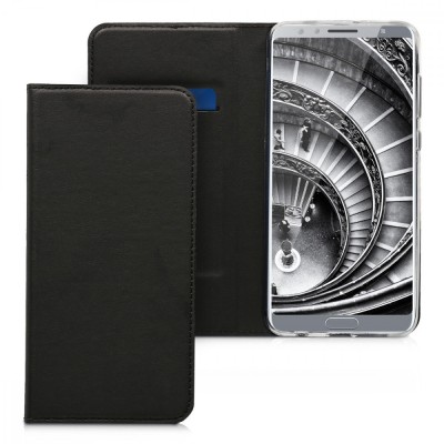 Husa pentru Huawei Nova 2s, Piele ecologica, Negru, 44014.01 foto