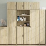 VidaXL Dulap de depozitare, stejar sonoma, 70x42,5x225, lemn prelucrat