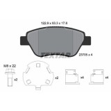 Textar set placute frana, frana disc Q+