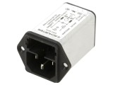 Conector Alimentare AC SCHURTER 4301.5015 Soclu Tată 10A 250VAC C14