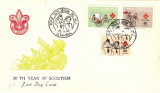 TURCIA SCOUTING 50TH YEARS 1962 FDC