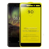 Folie sticla Full Glue Nokia 3.1 Plus, Neagra