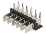 Conector Spadă 6,4mm 0,8mm Oțel Cositorit 500V