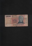 Rar! Argentina 1000000 1.000.000 pesos 1981(83) seria58246998