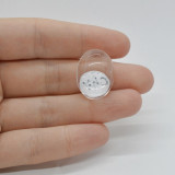 Cabochon cristal de stanca 22x16x8mm c47