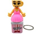 Breloc cu sunet si lumini Balerina Capucina 7cm