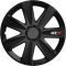 Set 4 capace Roti Gtx Carbon Negru R16