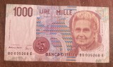 B11 11 - Bancnota foarte veche - Italia - 1000 lire - 1990