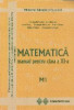 Matematica, Manual pentru clasa a XI-a - M1