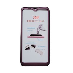 Husa de protectie 360&#039; fata + spate + folie sticla Samsung Galaxy A10 , Mov
