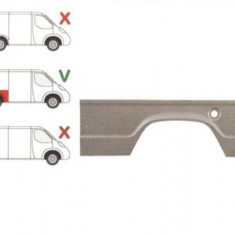 Segment reparatie aripa spate Mercedes 207-410 1977-1995, 1977-1995 Model Long / Lung, parte montare Segment reparatie aripa spate dreapta, 50618412,