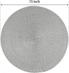 Suport Farfurie Rotund din Gri 38cm foto