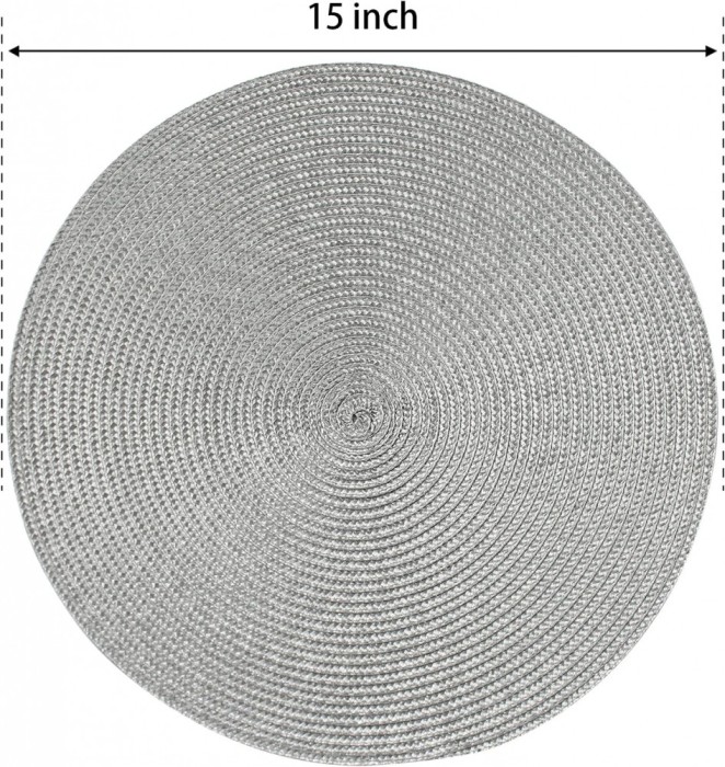 Suport Farfurie Rotund din Gri 38cm