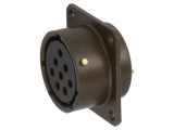 Conector circular soclu mamă AMPHENOL PT/451 8 pini 7,5A 600V drept