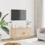 vidaXL Comodă TV, 80x34x40 cm, lemn masiv de pin