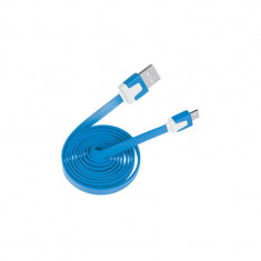 Cablu Siliconat USB Tata - Micro USB Tata 1 m foto