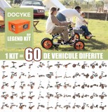 DOCYKE LEGEND DIY KIT - construieste 60 de modele diferite de vehicule, varsta 1-18+