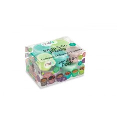 SET 10 RECIPIENTE SNAP&amp;GO, MELII, 6*59 ML + 4*118 ML