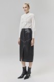 Answear Lab fustă culoarea negru, midi, creion