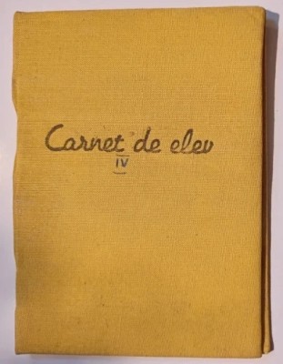 CY - Carnet de Note scoala generala elev Ploiesti /Romania comunism (RSR) Stare! foto