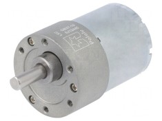 Motor DC cu Transmisie 12V 5,5A Ax Crestătură D 65mNm 10:1 Metal