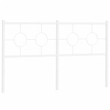 Cumpara ieftin Tablie de pat metalica, alb, 160 cm