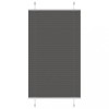Gossi jaluza plisata negru 75x150 cm latime tesatura 74,4cm poliester