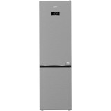 Combina frigorifica Beko B3RCNA404HXB, 355 l, No Frost, HarvestFresh, AeroFlow, Clasa E, Kitchen Fit, Everfresh+, H 203 cm, Metal Look