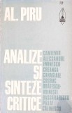 ANALIZE SI SINTEZE CRITICE-ALEXANDRU PIRU-362731