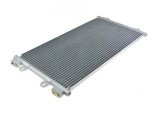Condensator climatizare Fiat Punto, 09.1999-2003, motor 1.2, 44 kw/59kw benzina, full aluminiu brazat, 610(565)x305x16 mm, typ Valeo