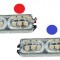 Set stroboscoape LED cu doua jocuri de lumini si 6 led Rosu-Albastru