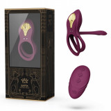 Zalo - Inel vibrator pentru penis cu telecomandă Bayek Violet