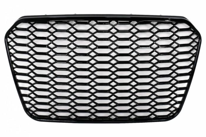 Grila Centrala Audi A6 C7 4G (2011-2014) Negru Lucios Performance AutoTuning