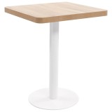 Cumpara ieftin Masa de bistro, maro deschis, 60 x 60 cm, MDF