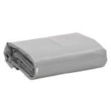 Prelata impermeabila gri vidaXL 4x6 m, 650 g/m&sup2;, rezistenta UV, apa si mucegai, protectie mobilier, remorca, constructii