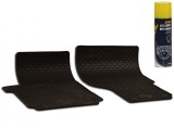 Set Covorase Auto Cauciuc Umbrella Pentru Volkswagen Amarok (2010-) , 2 Pcs + Spray Curatitor Bord Antistatic Cu Spuma Activa (Lamaie) 220 Ml Mannol