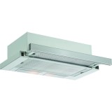 Hota Incorporabila Telescopica 60cm Alb/Inox NEW-LINE 1390, Debit 253 m&sup3;/h, 3 Trepte, 1 Motor, Clasa D