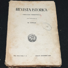 REVISTA ISTORICA - Ianuarie - Decembrie - serie completa anul 1932 - N. Iorga