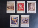 1989 - Rusia - Reproduceri de arta , Mi. 6003 - 6007 MNH