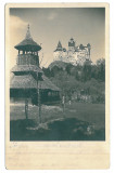 798 - Brasov, BRAN Castle, Romania - old postcard, real PHOTO - used - 1935, Circulata, Fotografie
