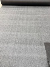 Mocheta tip Gazon Artificial Flat 7, Inaltime Fir 7 mm, Latime 1m, Marime 100 x 300 cm, Gri, Antialergic, Polipropilena, Curte, Terasa, Balcon, Piscin