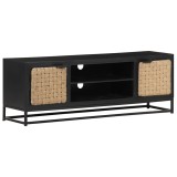 Cumpara ieftin Comoda TV, 120x30x40 cm, lemn masiv de mango