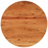 VidaXL Blat de masă rotund, &Oslash;70x2,5 cm, lemn masiv de acacia