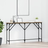 vidaXL Masă consolă Stejar artistic 140x23x75 cm Lemn prelucrat