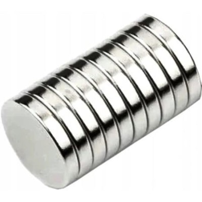 Set 10 magneti Neodim universali, diverse activitati, 8x1.5 mm - Rotund foto