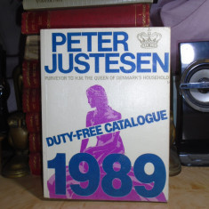 PETER JUSTESEN : DUTY-FREE CATALOGUE , 1989 ( DENMARK )